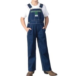Liberty Boys Yourh Bib Overalls 100% Cotton Sz 18R